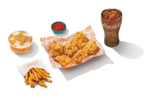 6Pc Classic Boneless Wings Large Combo